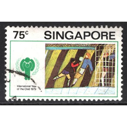 SINGAPORE 1979: INTERNATIONAL YEAR OF THE CHILD - 75c USED (G20)