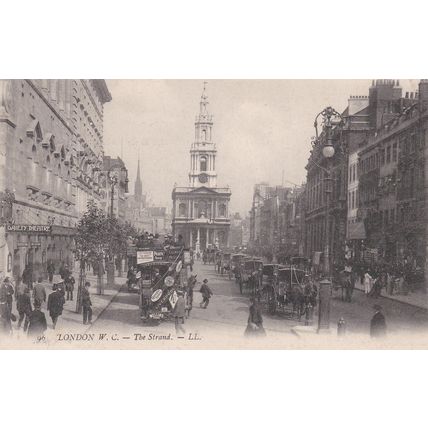 ED39 LONDON - THE STRAND . LL PRINTED POSTCARD