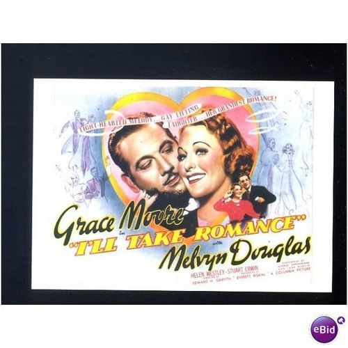 Cinema I'LL TAKE ROMANCE Grace Moore Postcard (95)