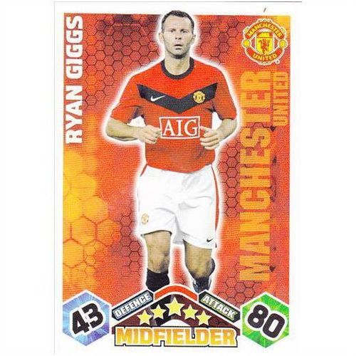 Match Attax 09 - 10 Base Card Manchester United Ryan Giggs