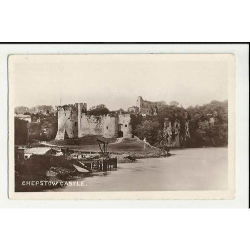Wales CHEPSTOW Castle Postcard by W.H.S. (444)