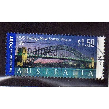 AUS 2000 $1.50 'SYDNEY HARBOUR BRIDGE' FINE USED (EBID43-948)