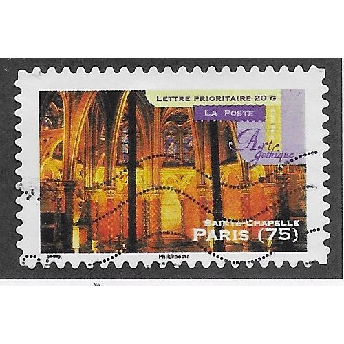 FRA 2011 (58c) 'GOTHIC ART - PARIS 75' FINE USED (EBID56-608)