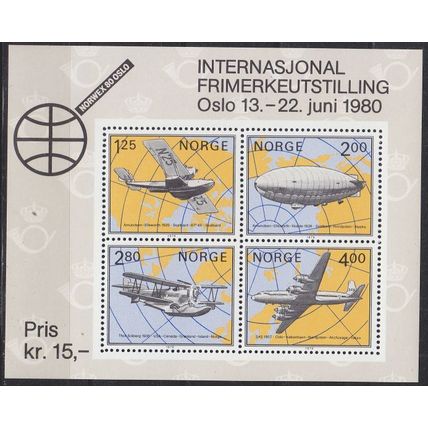 NORWEGEN NORWAY [1979] MiNr 0799-02 Block 2 ( **/mnh ) Verkehr