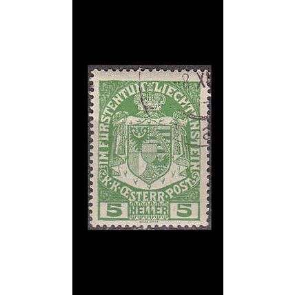 LIECHTENSTEIN [1917] MiNr 0005 ( O/used )