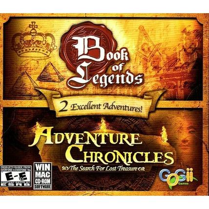 Book of Legends & Adventure Chronicles (PC/MAC-CD, 2010) - NEW in Jewel Case