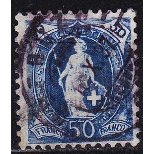 SCHWEIZ SWITZERLAND [1882] MiNr 0062 X C ( O/used ) [03]