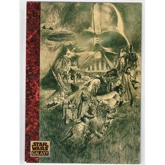 STAR WARS ' GALAXY series 1 ' card # 66 ( 1993 )