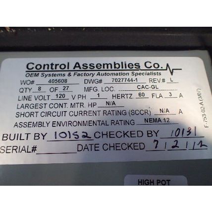 NEW SICK 405608 BAR CODE SCANNER CONTROL BOX,CHRY-04,7027744,12290008,115VAC,BU