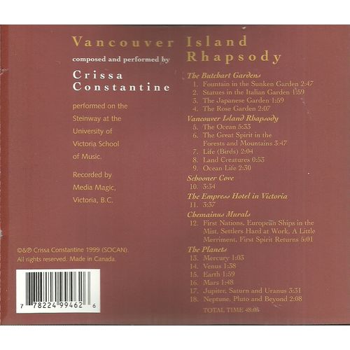 Vancouver Island Rhapsody,Crissa Constantine