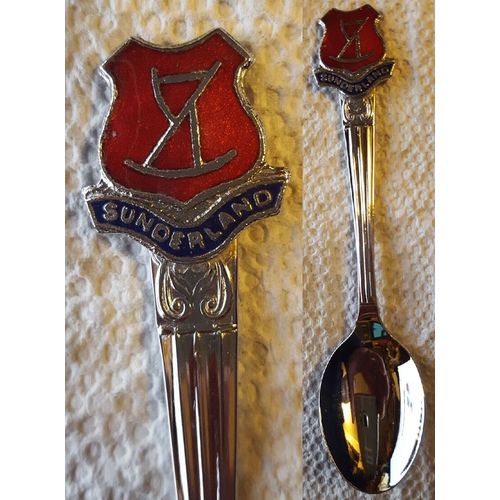 Sunderland England Souvenir Tea Spoon Wearmouth Bridge City Crest 4-9/16"