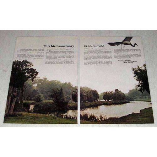 1969 Standard Oil Corporation Ad - Bird Sanctuary