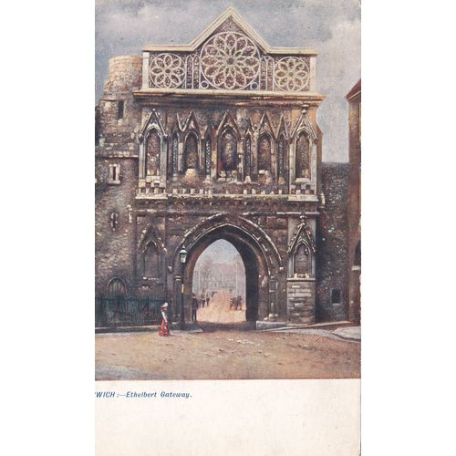 Norwich Ethelbert Gateway Norfolk Postcard (NFK75951)