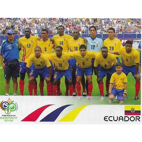 Panini's FIFA World Cup Germany 2006 Stickers: No.74 - Ecuador Team