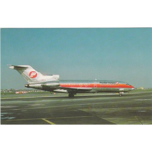 Frontier Horizon Boeing B727 23 Civil Aircraft Postcard (A19988)