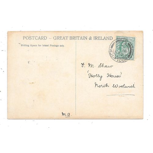 NICE PRINTED POSTCARD OF THE ISIS OXFORD POSTED 1904 ( PADDLE STEAM YACHT) (671)