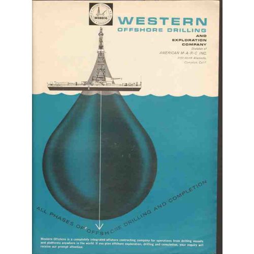 WESTERN OFFSHORE DRILLING EXPLORATION COMPANY 1962 oil gas vintage ad