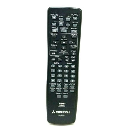 Mitsubishi DD-8030 DVD Player Remote Control for DD6020 DD8020 DD8020 DD8030 (H2