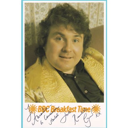 Russell Grant Astrologer BBC Breakfast Time 1980s Hand Signed Photo