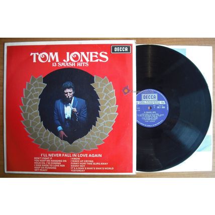 Tom Jones 13 Smash Hits 1967 Used LP Pop Rock UK