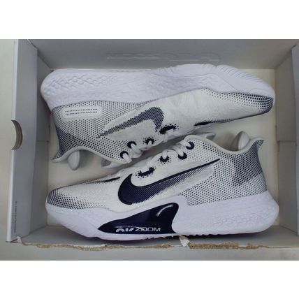 New Mens 17.5 NIKE Air Zoom BB NXT TB Promo White Navy Shoes MSRP$130 CK5879-105