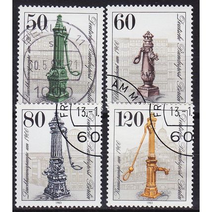 GERMANY BERLIN [1983] MiNr 0689-92 ( O/used ) [01]