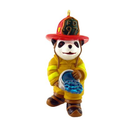 HALLMARK KEEPSAKE BUCKET BRIGADE CHRISTMAS ORNAMENT 1997 (QX6382)