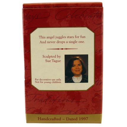 HALLMARK KEEPSAKE JUGGLING STARS CHRISTMAS ORNAMENT 1997 (QX6595)