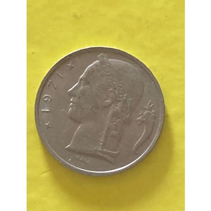 Umlaufmünze Belgien 5 Francs 1971 Belgique