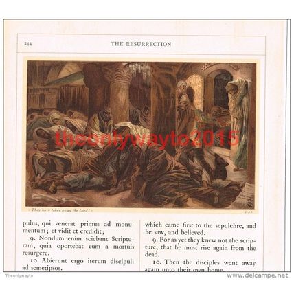 They Have Taken Away the Lord, J J Tissot, Book Illustration (Print), c1897
