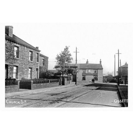 pt5422 - Ossett , Old Flying Horse Inn , Church Street ,Yorkshire Print 6x4