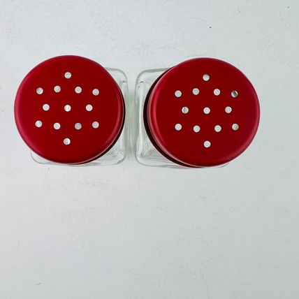 Ohio State University Buckeyes Diner Style Salt & Pepper Shakers Vintage 50s