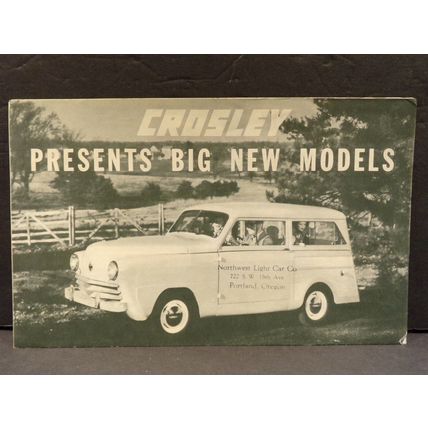 Crosley Presents Big New Models Sales Brochure