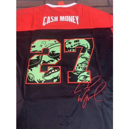 CASH MONEY Headgear Classics Hockey Red Jersey ~Never Worn~ XL XXL