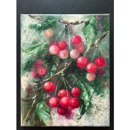 Still Life Berries Painting Cherry Art