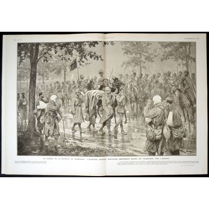 BATTLE OF CHAMPAGNE - GENERAL MARCHAND 1915 Georges Scott FRANCE WORLD WAR I