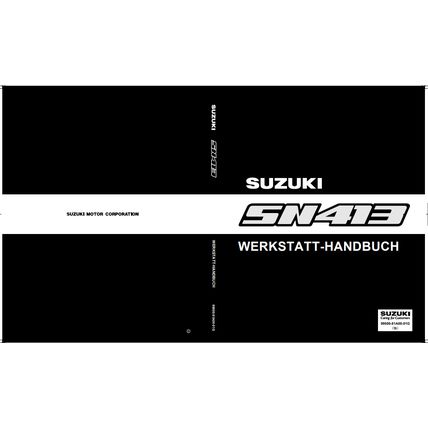 Suzuki Jimny SN413 Service Manual German 2002 9950081A0001G PDF