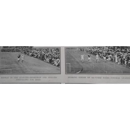 Oxford-Cambridge-Harvard-Yale Athletic Meeting, London July 22, 1899 Harper's W