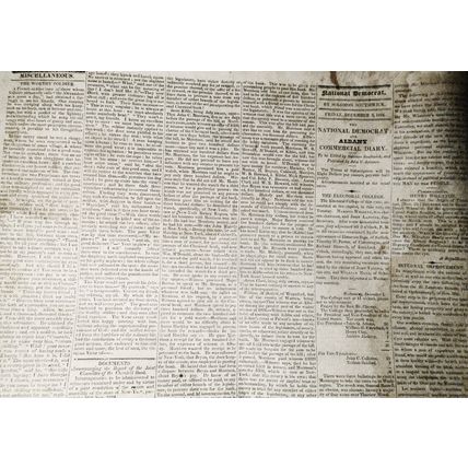 The National Democrat, December 3, 1824, Albany, New Y.