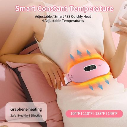 Menstrual Heating Pad – Electric Heating Massage Belt for Cramps & Pain Relief