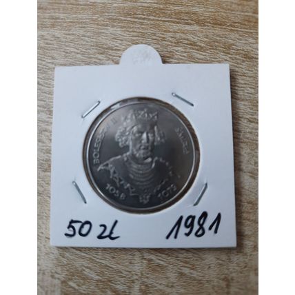 50 Zloty 1981 B.II Smialy Münze
