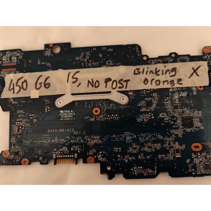 HP ProBook 450 G6 i5 8th Gen. Motherboard DAX8JMB16E0 Warranty - UK