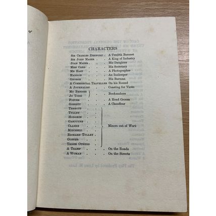 1929 1ST EDITION JOHN GALSWORTHY "EXILED" DRAMA PLAY COMEDY HARDBACK BOOK (P2)