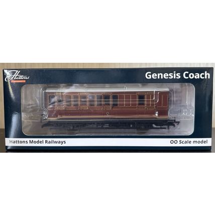 Hattons H4-4BT-1601B Genesis 4 Wheel Brake 3rd LBSCR Umber - BNIB