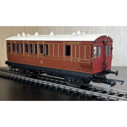 Hattons H4-4BT-1601B Genesis 4 Wheel Brake 3rd LBSCR Umber - BNIB