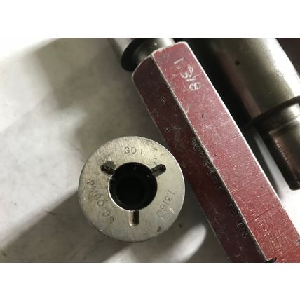THE PIPE MACHINERY INSPECTION GAGE GO NO GO 1.318,1.3054,1.305,1.1295,1.3160,EP