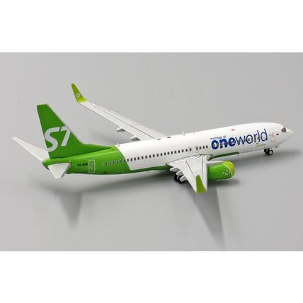 JC WINGS LH4086 1/400 S7 B737-800 ONEWORLD REG: VQ-BKW WITH ANTENNA - SALE