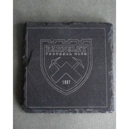 Barnsley FC slate coaster