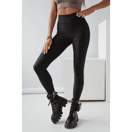 Black Criss Cross Tummy Control High Waist Leggings