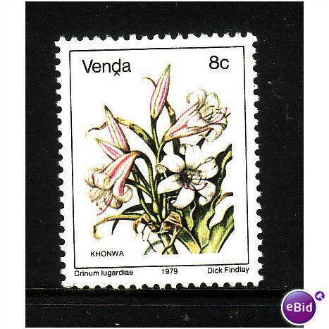 South Africa Vender 1982 sg 12 8c Crinum U/M MINT